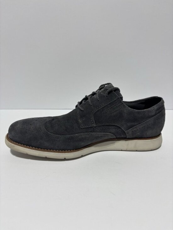 Rockport Men’s Total Motion Sport Wingtip Oxford Gray, Size 10 Wide main image 5